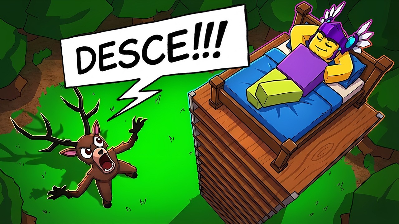 Construímos a Base MAIS APELONA no CÉU em 99 Noites na Floresta!