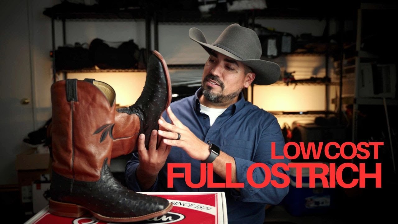 Justin Full Quill Ostrich Western Cowboy Boot Review