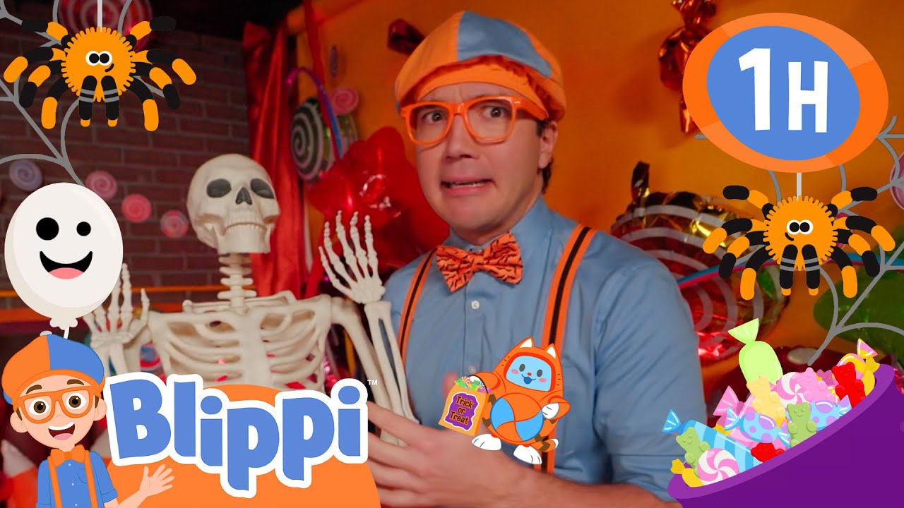 Blippi&rsquo;s Halloween Countdown! Candy Floor is Lava! 🎃🔥  | Kids TV Shows | Halloween Special