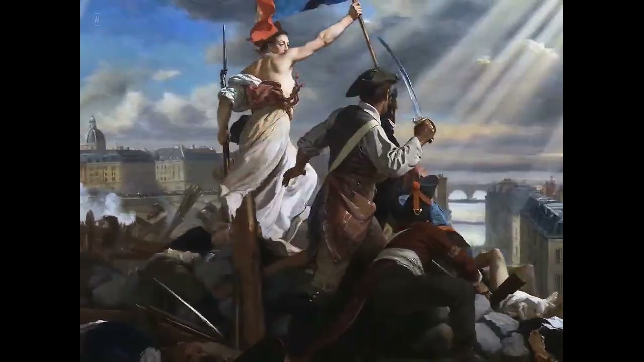 Liberty Leading the People in 360&deg; - Delacroix Reimagined