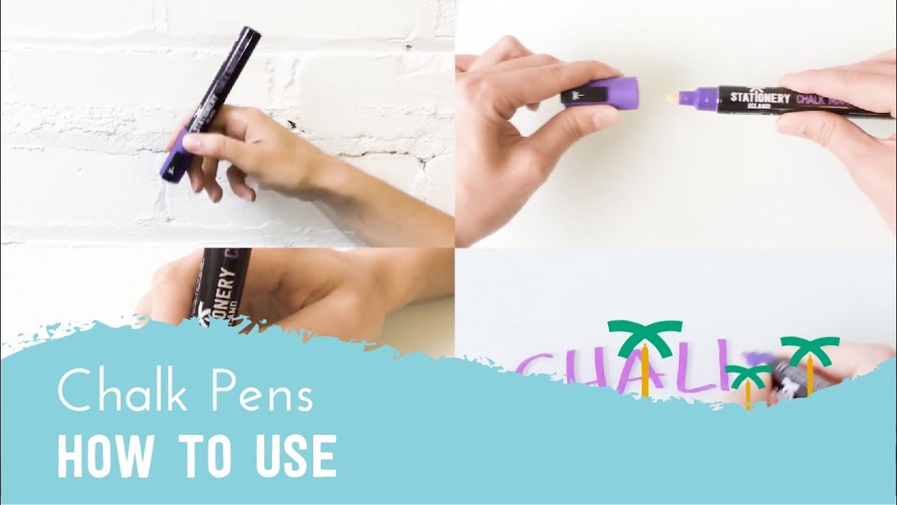 How To Use Liquid Chalk Pens | Stationery Island