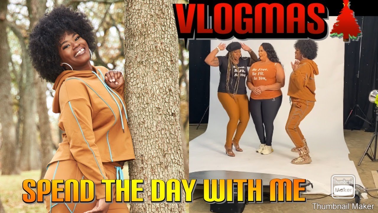 Spend the day w/me: Work/Photo Shoot | Porcia Mann