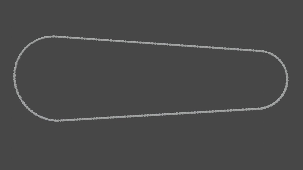 Making a simple bike chain in blender