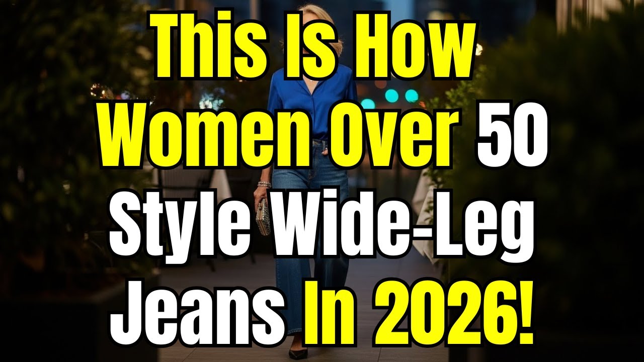 How to Style Wide-Leg Jeans After 50 (5 Designer Secrets That Work!)