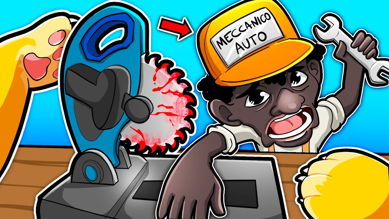 GATTO PAZZO TORTURA UN MECCANICO IN VR PER RUBARGLI LA MACCHINA! NUOVO PERSONAGGIO ASSURDO! *AIUTO*