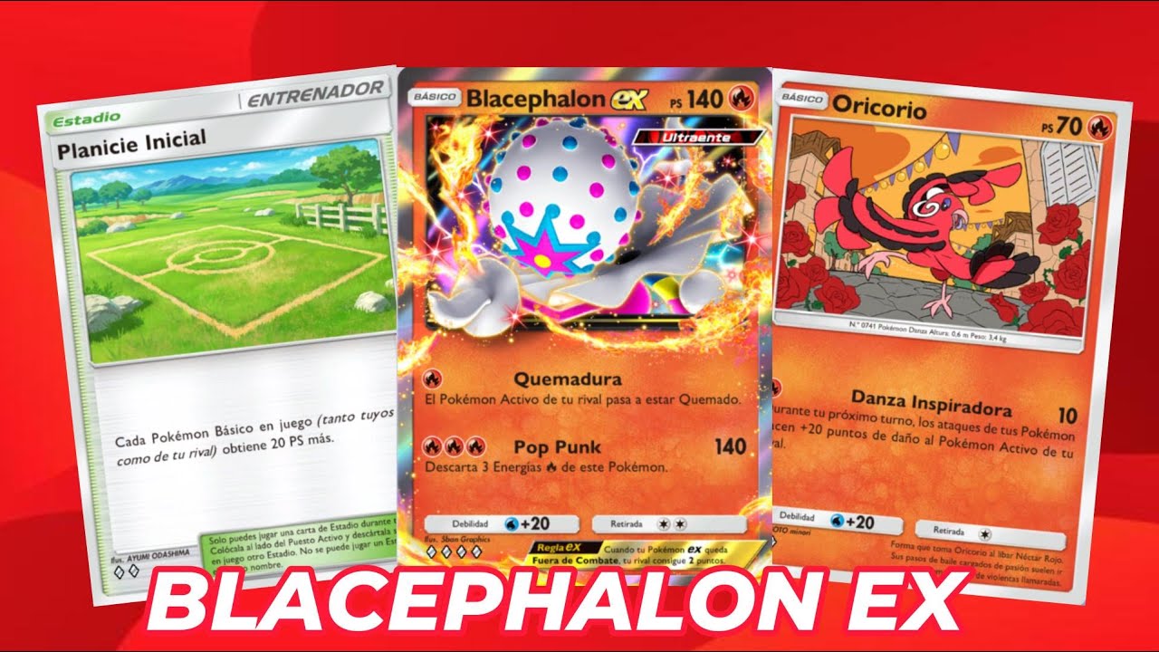 [POKEMON POCKET] BLACEPHALON EX Y ORICORIO UNA SINERGIA PARA UN ATAQUE POTENTE.