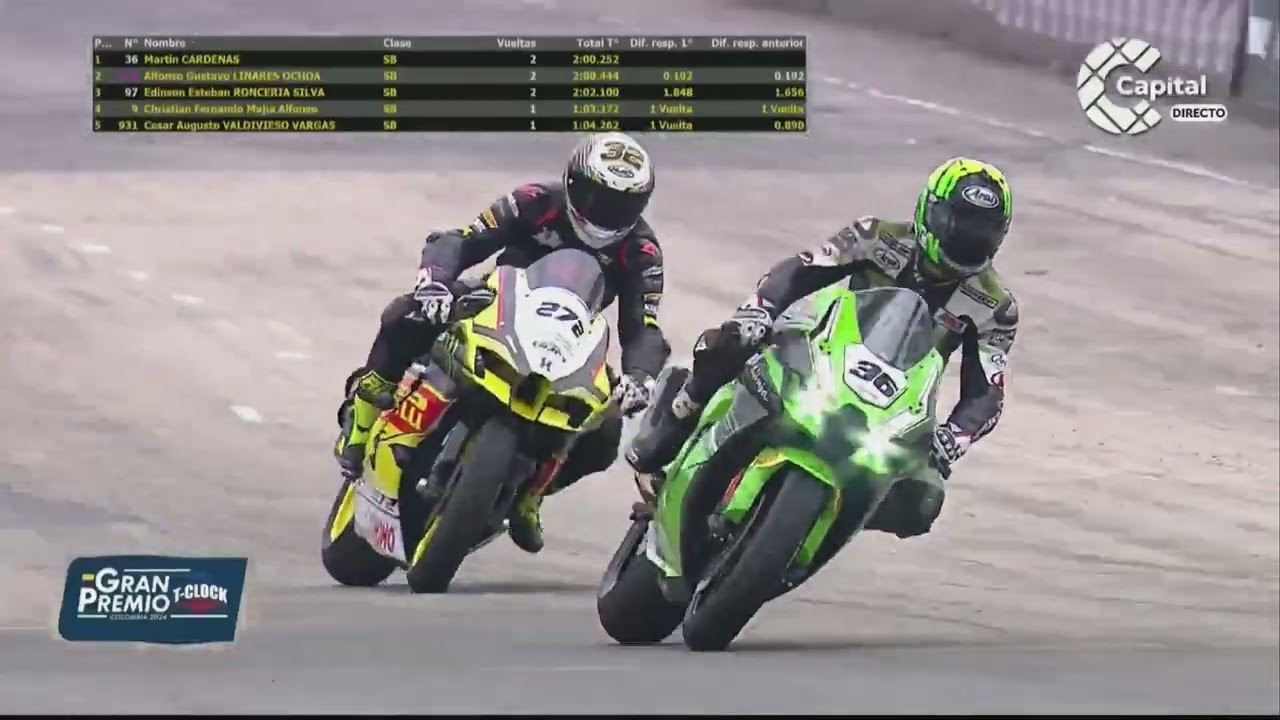 GP Colombia Gran Premio T-CLOCK 🏁categoría SUPER BIKE 🔥élite Autódromo de Tocancipá
