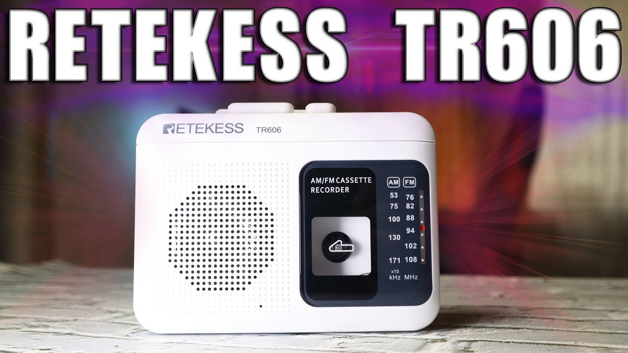 Retekess TR606 Обзор Радио с Кассетным плеером