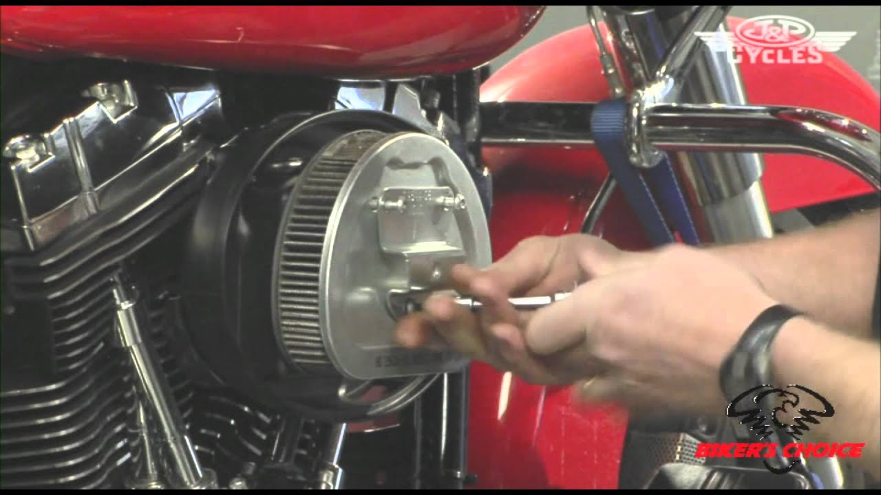 How to Remove 2010 Stock Harley Davidson Air Cleaner &bull; J&P Cycles