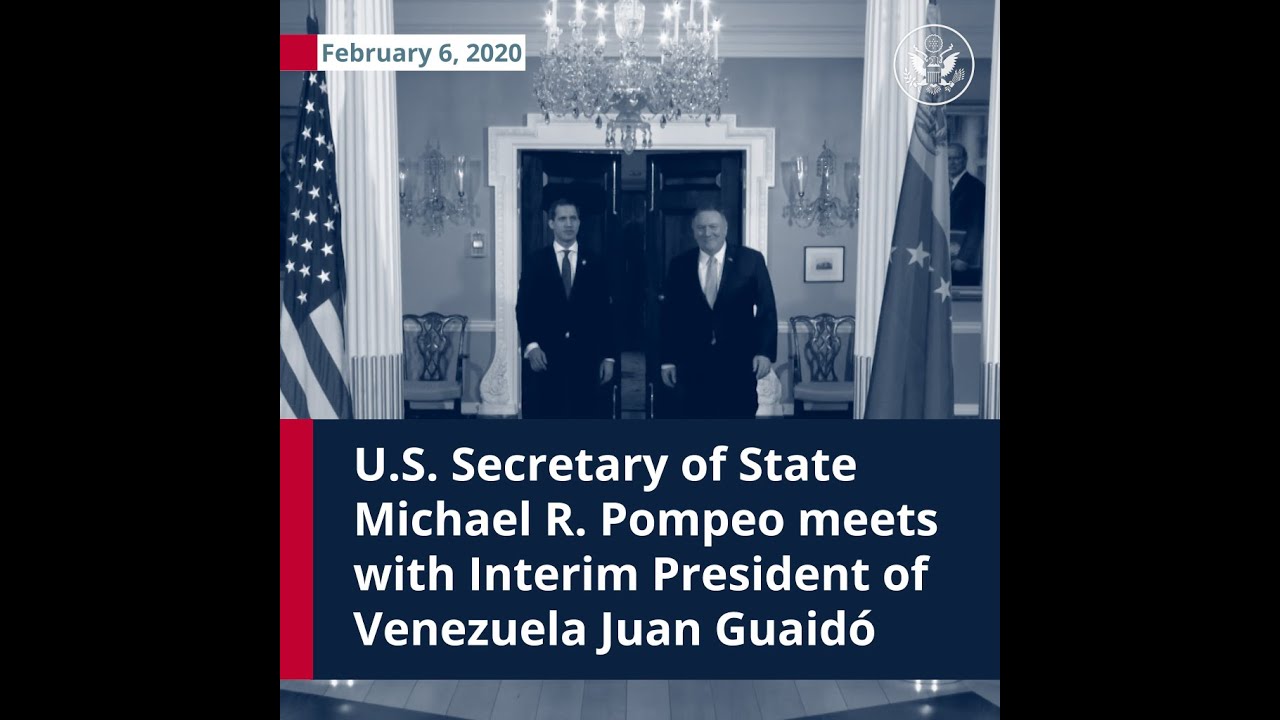 Secretary Pompeo Meets with Interim President of Venezuela Guaid&oacute;