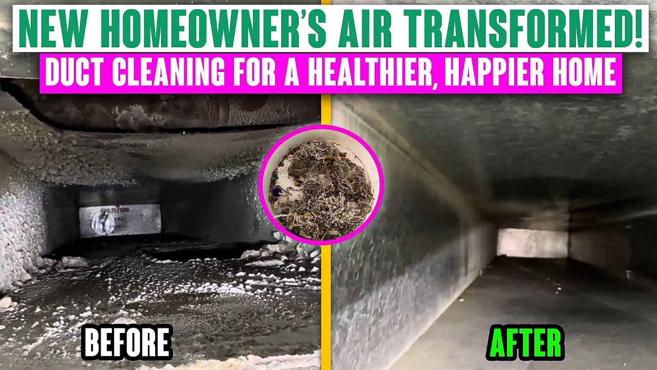 “New Homeowner’s Air TRANSFORMED! 🌬️✨ Duct Cleaning for a Healthier, Happier Home” #home #viral 