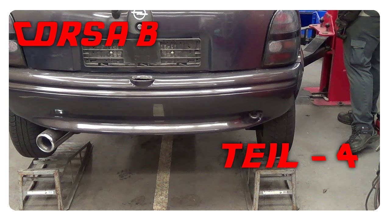 Neues Alltagsauto wir machen uns einen Corsa B fertig ... oder so - Teil 4 Achse und  Rostvorsorge