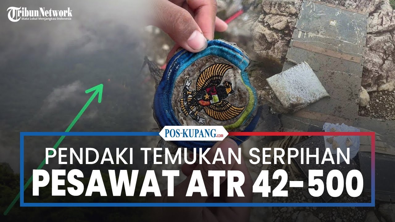 Pendaki Temukan Serpihan Pesawat ATR 42-500 di Kaki Gunung Bulusaraung Sulawesi Selatan