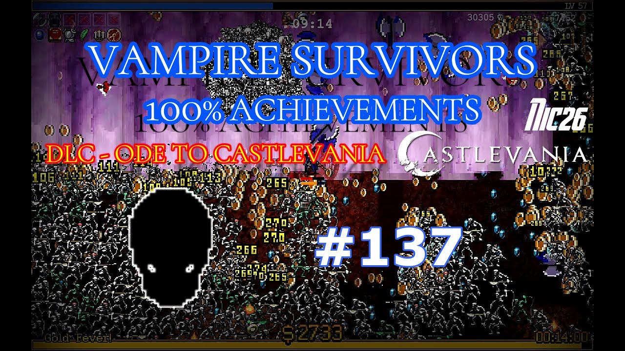 Vampire Survivors - 137 Unlock Stone Skull (Secrets Castlevania DLC 1.14; P-6)