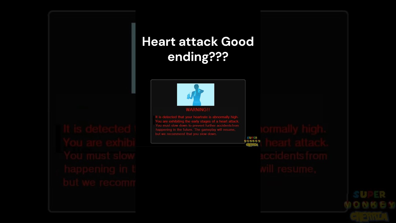 When you get a heart attack in Wii Fit but it is the Good Ending #shorts
