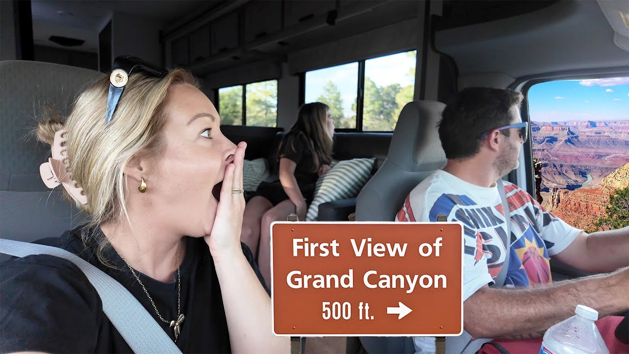 New Zealand Family see Grand Canyon for the first time (WE GOT EMOTIONAL)