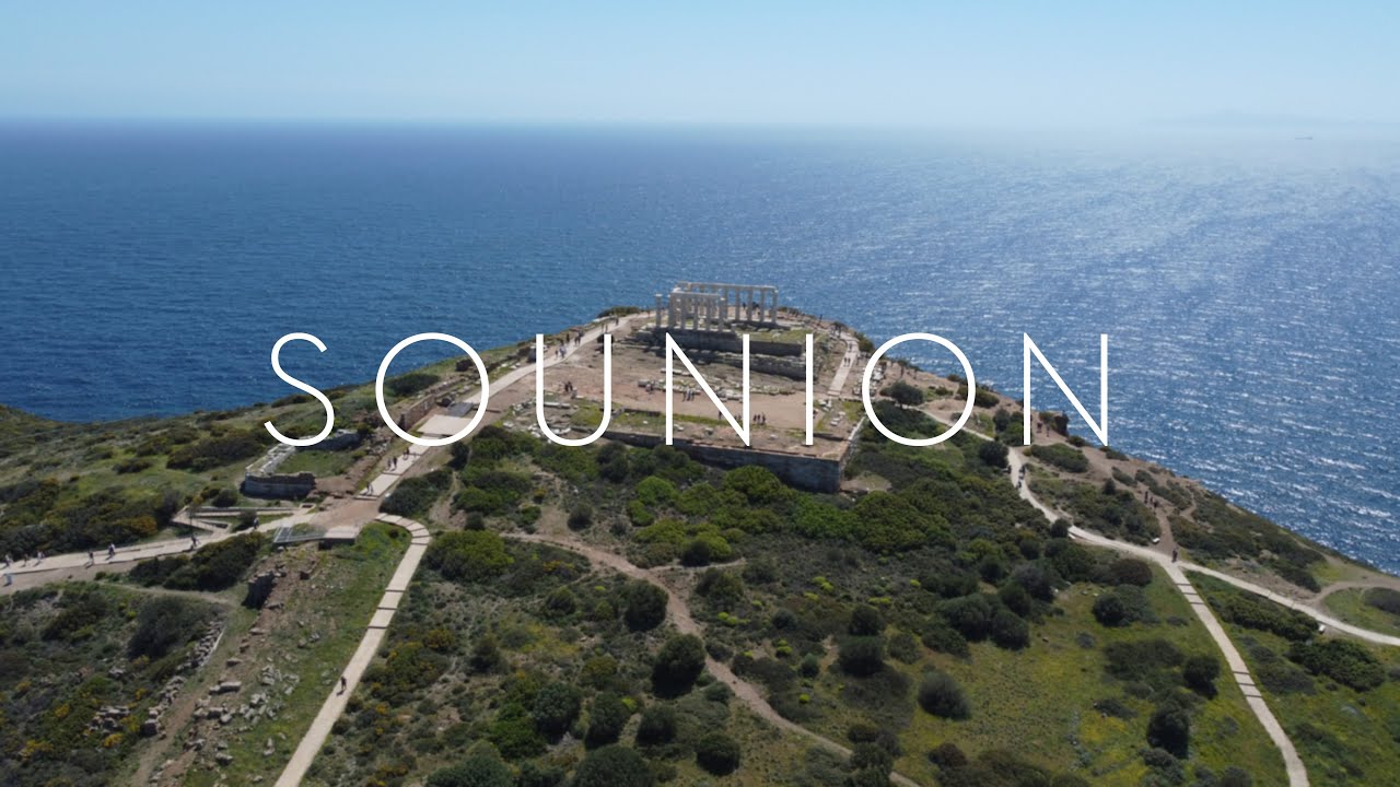 Over the Temple of Poseidon - Cape of Sounion Drone flight