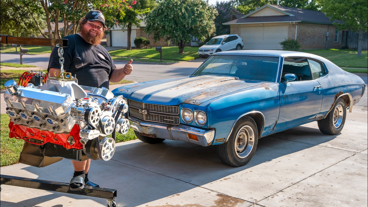 We Put A $30,000 Engine In A 56 Year Old Car And Drove It Home (10.3L Big Block)