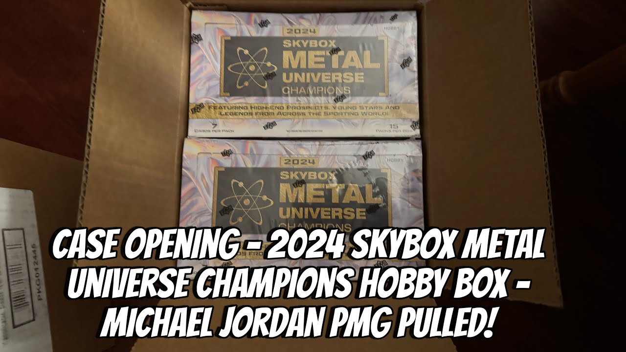 Case Opening - 2024 Skybox Metal Universe Champions Hobby Box - Michael Jordan PMG Pulled!