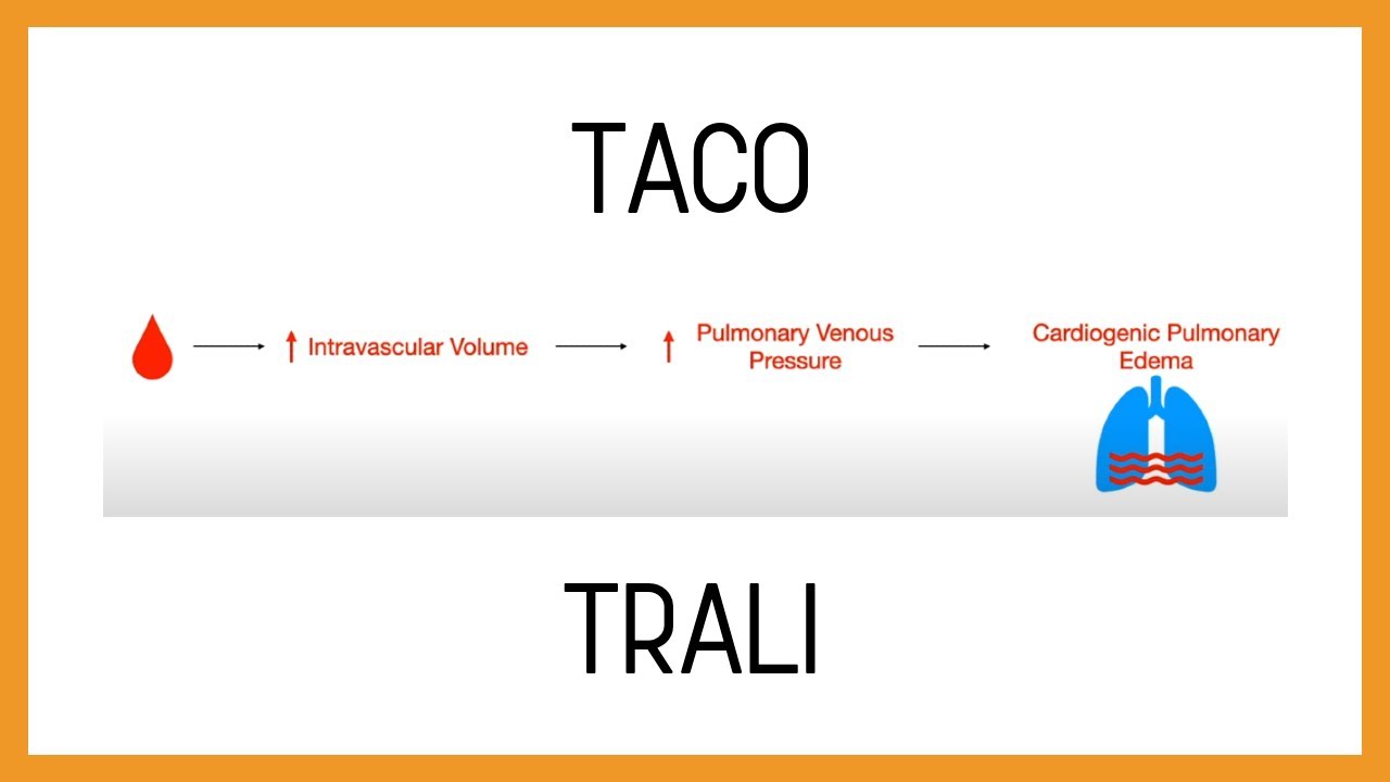 TACO vs. TRALI (Pulmonary Transfusion Reactions)