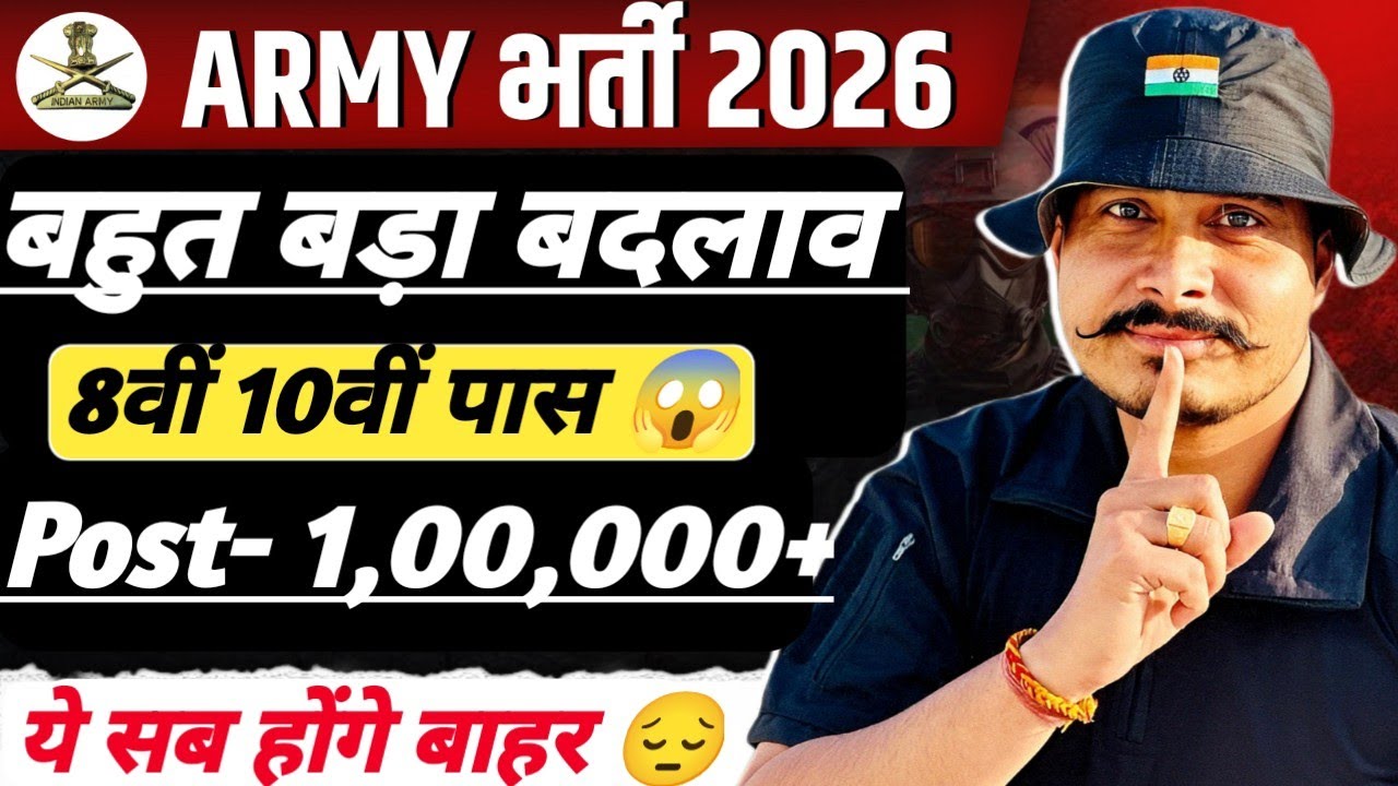 आर्मी नई भर्ती आ गयी Army Bharti 2026 ll Agniveer Army 2026 Online Apply Date ll Army Agniveer 2026