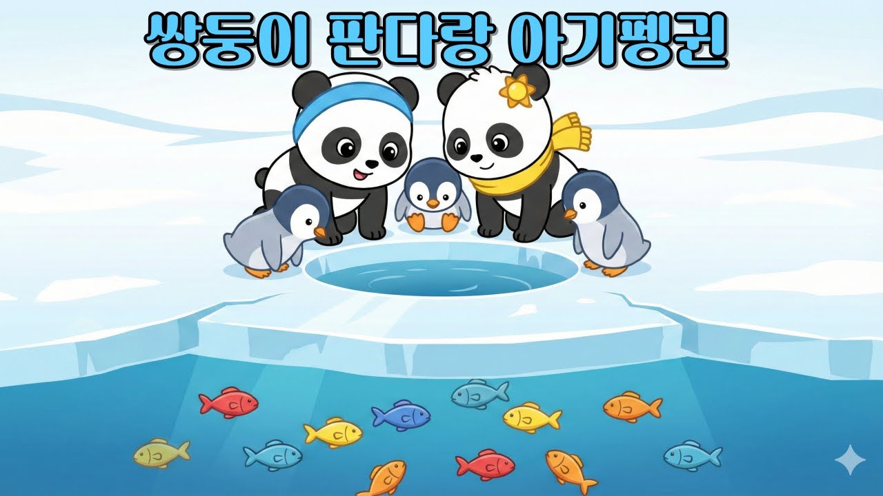 쌍둥이 판다랑 아기펭귄