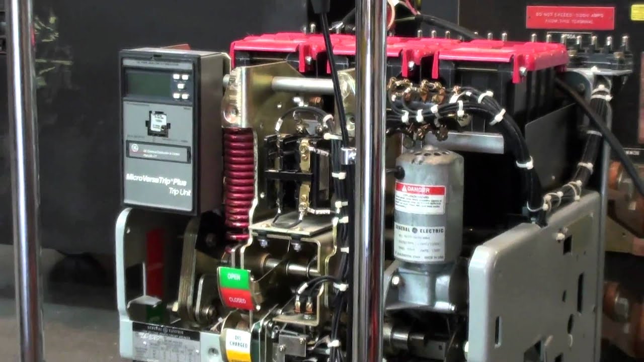 Реконструкция автоматического выключателя GE типа AKR-10D-50
