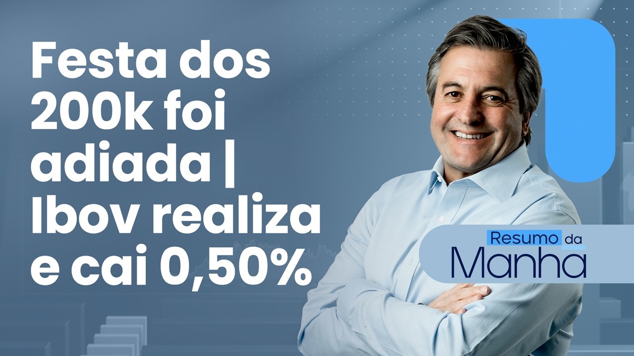 🔴 15/04 Festa dos 200k foi adiada, Ibov realiza e cai 0,50% | Resumo Genial