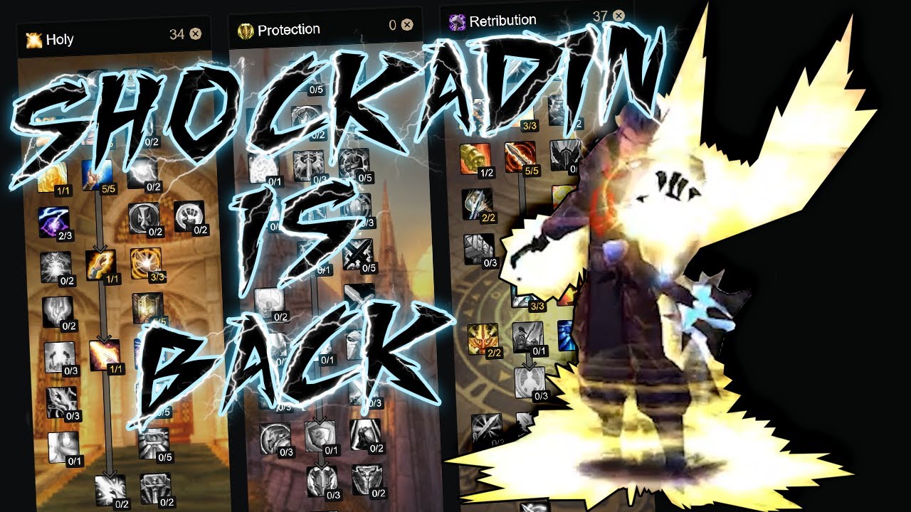 The Light & How to Swing It: Shockadin WOTLK Classic PvP Talents / Gear / Playstyle