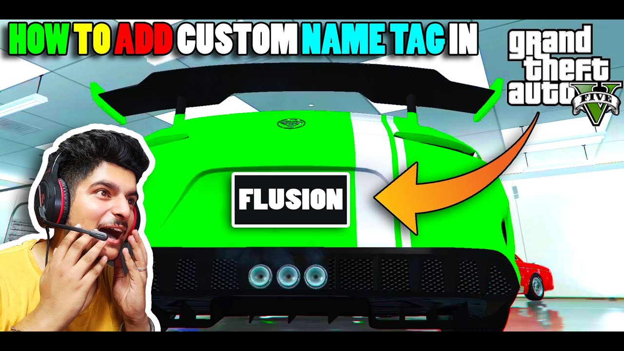 How to ADD Custom name Lisence Plate in GTA 5 | CUSTOM LISENCE PLATE IN GTA 5