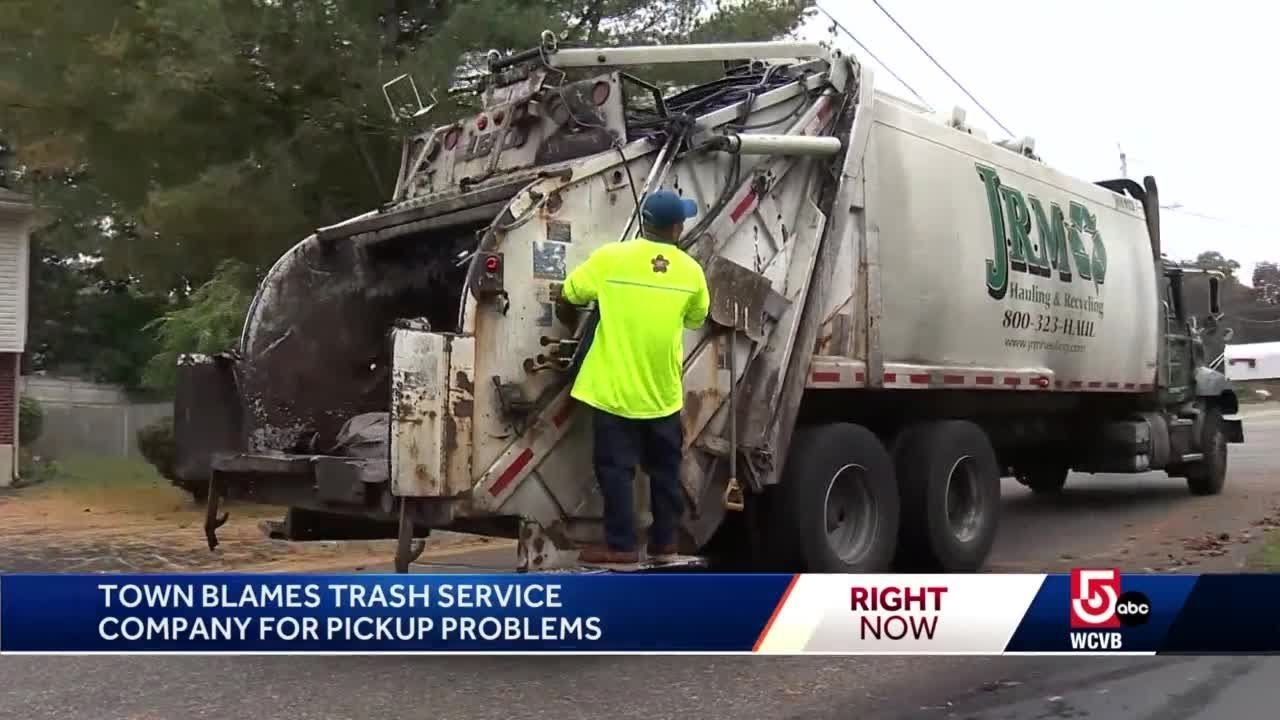 Town blames trash company for pickup problems