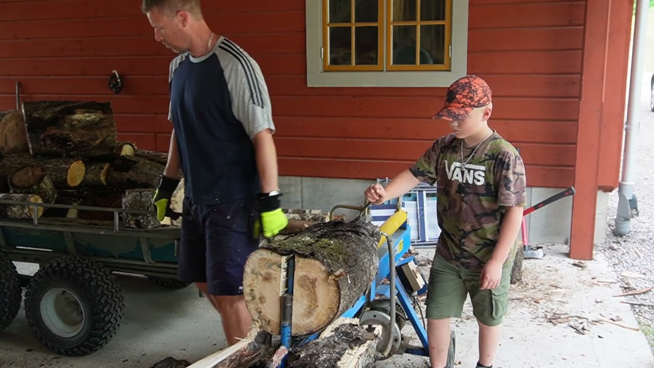 Faxe vedklyv. Gratis ved för uppvärmning av vårt hus.