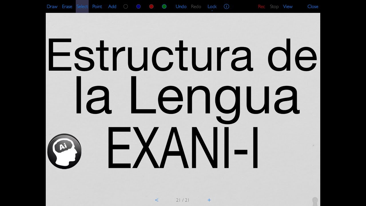 Estructura de la Lengua EXANI-I (bachillerato)