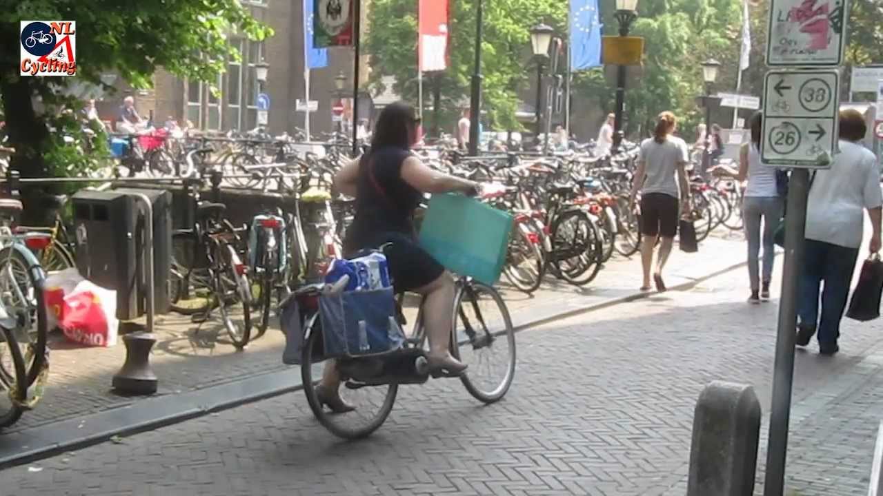 Shopping by bike (Netherlands)