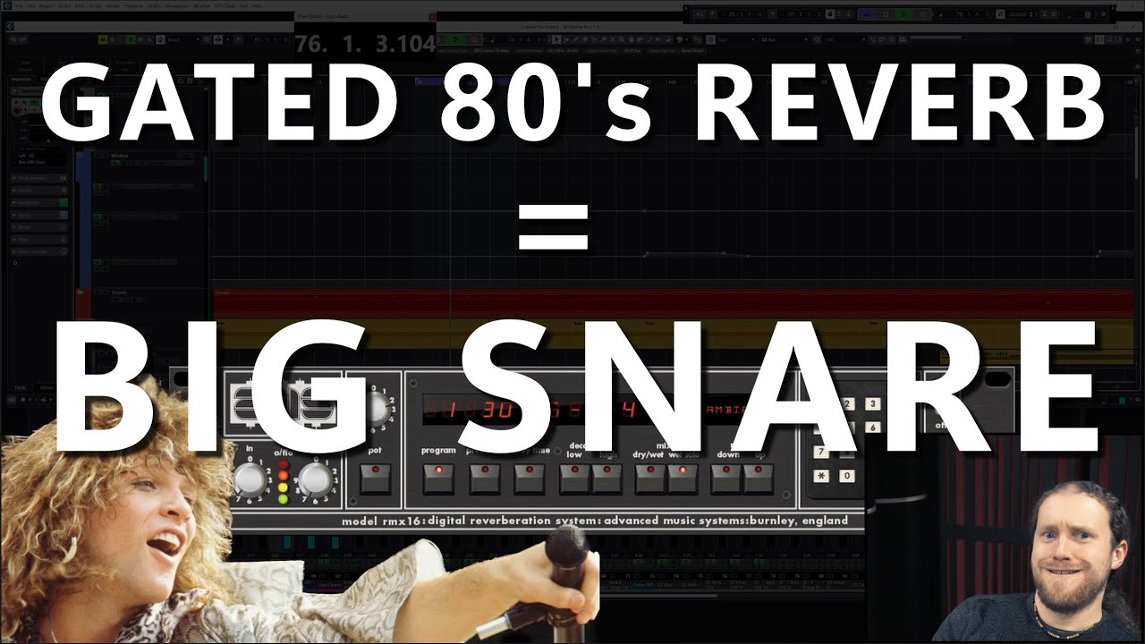 Gated 80's reverb = Bigger Snare!