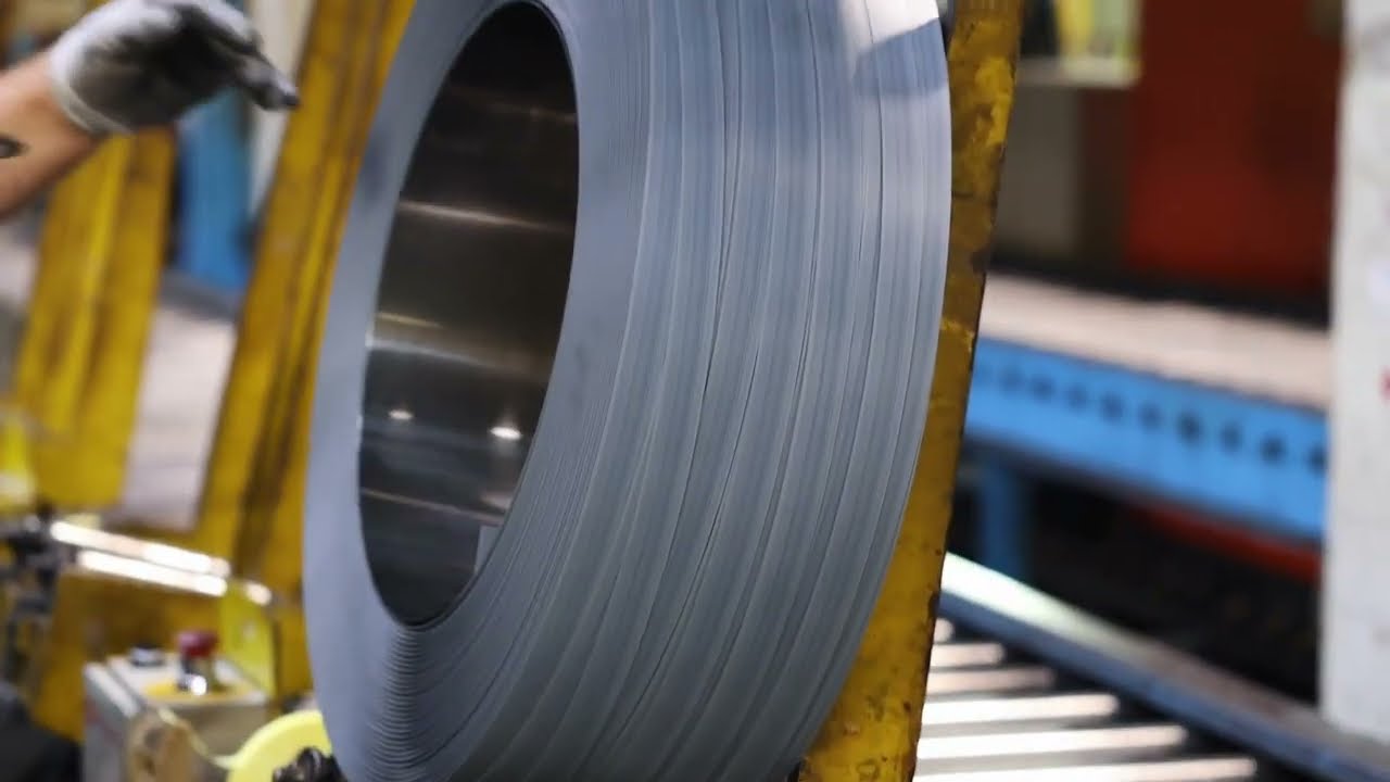 Signode Dinslaken Steel Strap Factory Overview, Germany
