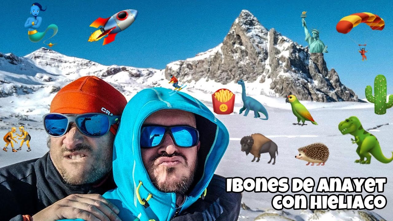 Ibones de Anayet en invierno con bien de hielo