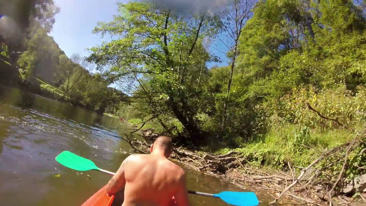 Kayak fails op de Ourthe / sur l'ourthe