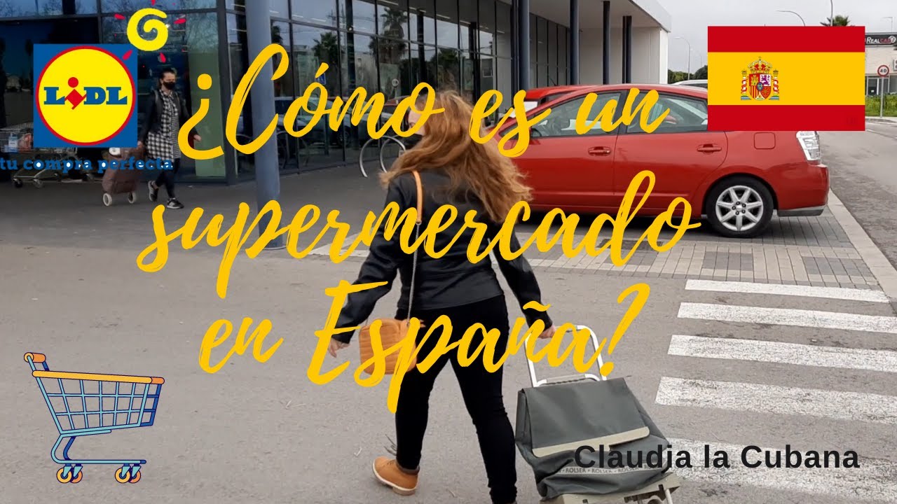 Cómo es un SUPERMERCADO (LIDL) en ESPAÑA? 🛒🛍/ Claudia la Cubana 🇨🇺