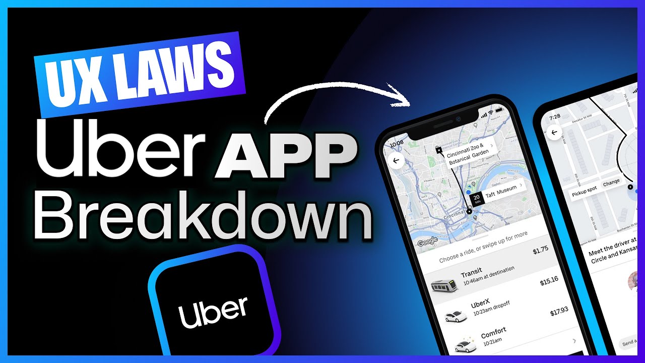 5 UX Design Laws to Learn from Uber’s app! | Uber UX Breakdown @DesignSundays | Rohan Mishra