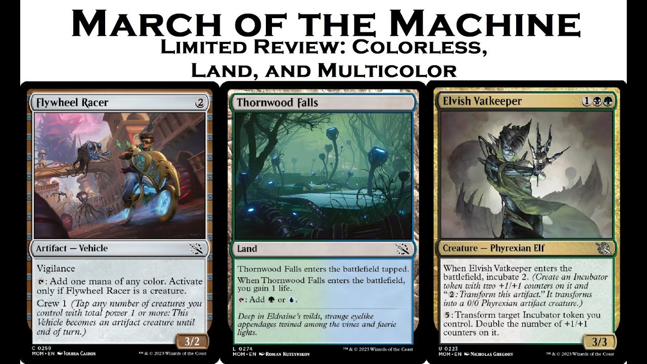 March of the Machine Limited Common/Uncommon Set Review: Colorless, Land, and Multicolor