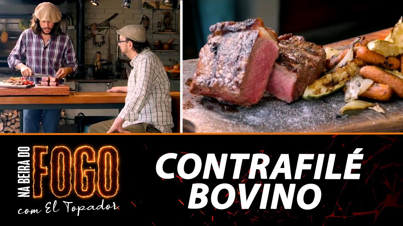 El Topador prepara contrafilé bovino para Sérgio Couto - Na Beira do Fogo - 26/12/21 - na íntegra