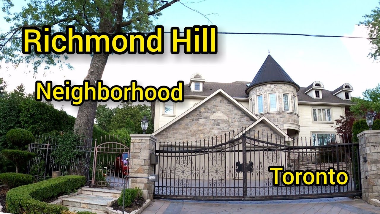 Richmond Hill Neighborhood-Toronto 4k