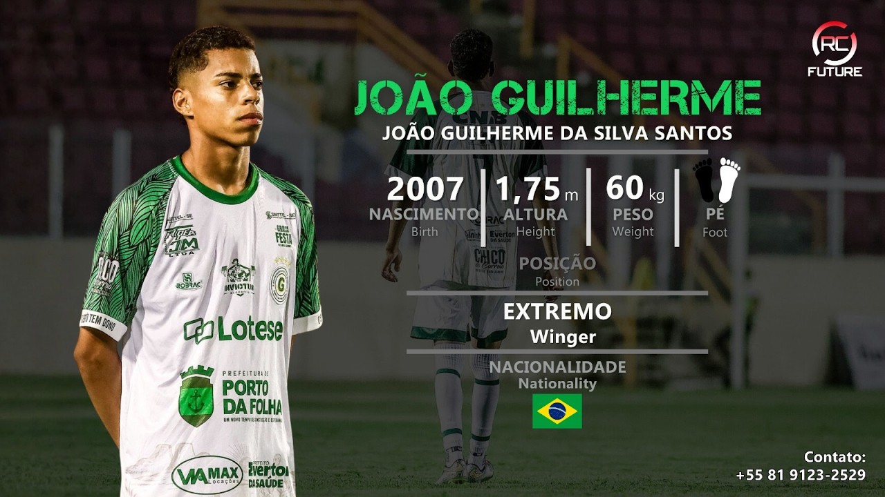 João Guilherme - Extremo (Winger) - 2007 (2026)