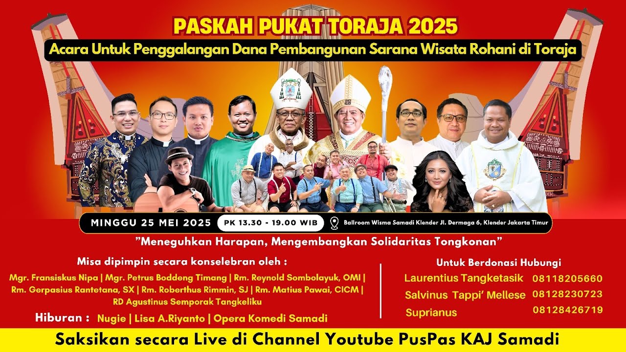 PASKAH PUKAT TORAJA 2025 || Minggu, 25 Mei 2025