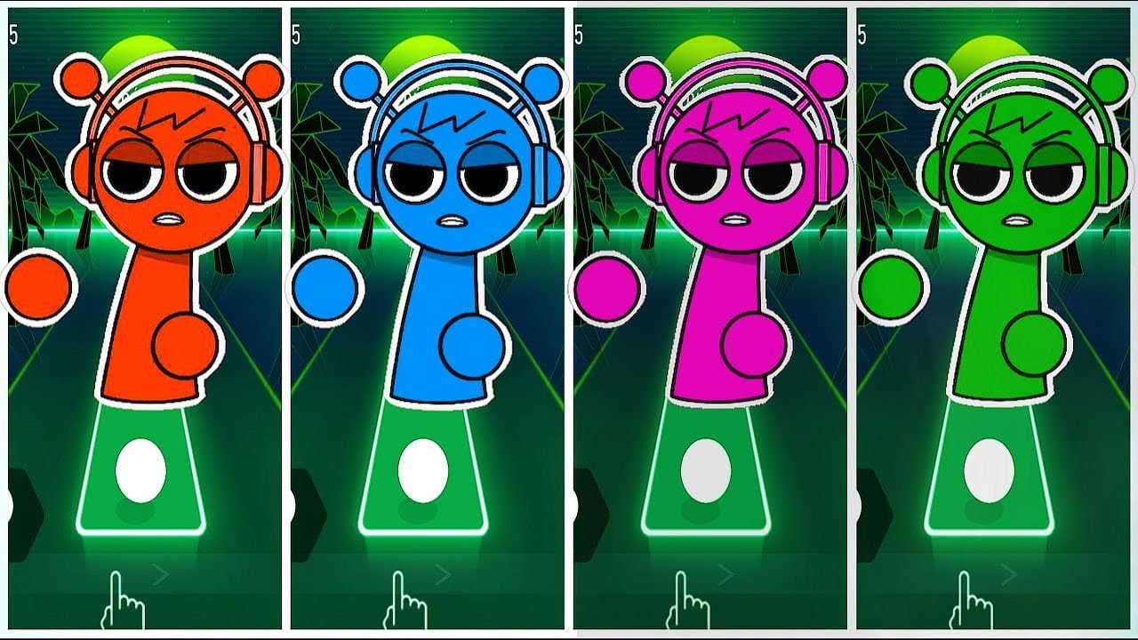 Can Sprunki Beat Tiles Hop s Hardest Level !