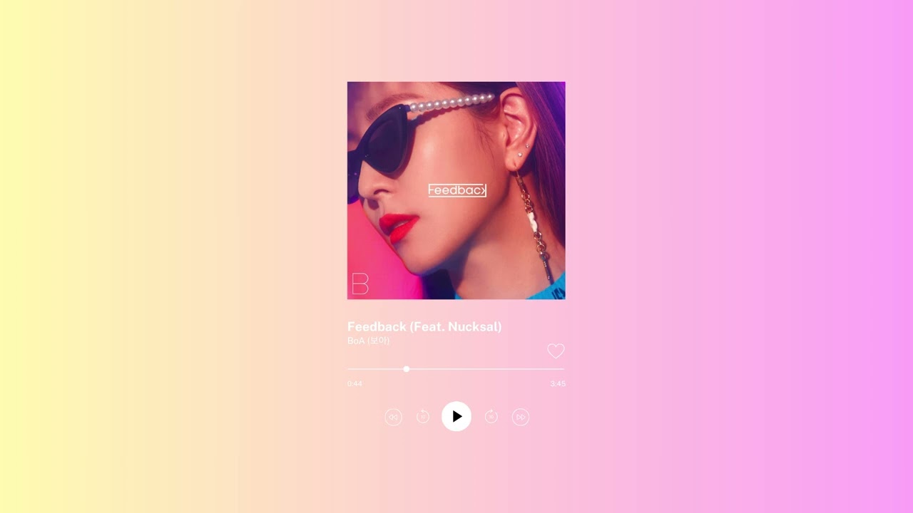 BoA (보아) - Feedback (Feat. Nucksal) (Acapella / Vocals Only)