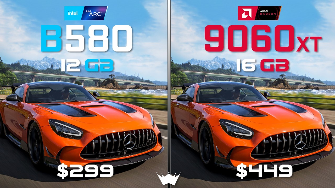 ARC B580 12GB vs RX 9060XT 16 GB | Tested in 10 Games | 1440P