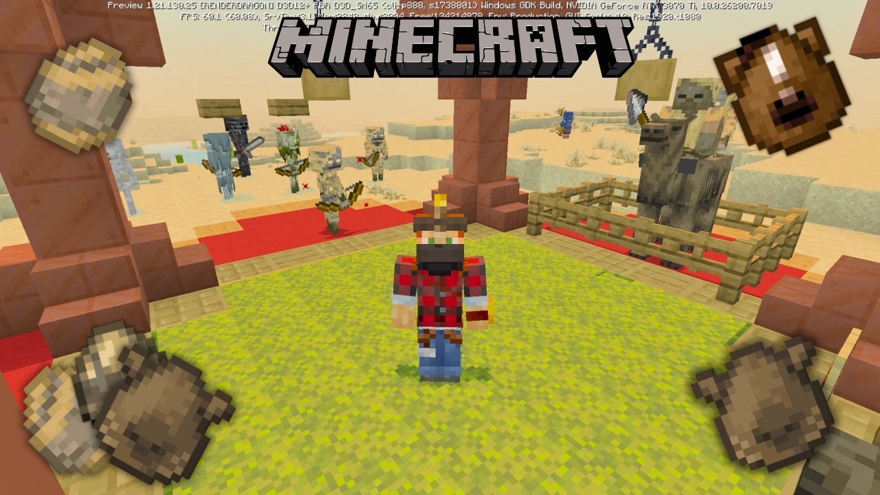 JE VOUS REPRÉSENTE LA MÀJ Desséché / Dromadaire Momifié DE Minecraft