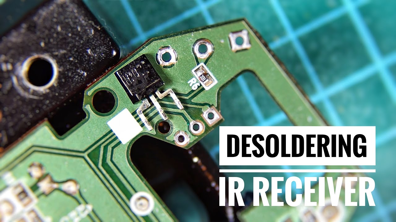 Removing 3 Pins Infrared Receiver